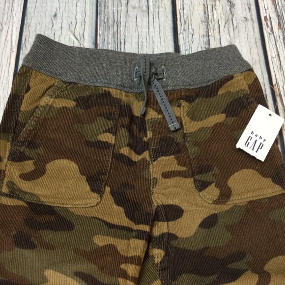 Gap Boys 3 6 12 18 24 Month Camouflage Pants. NWT - Picture 2 of 5